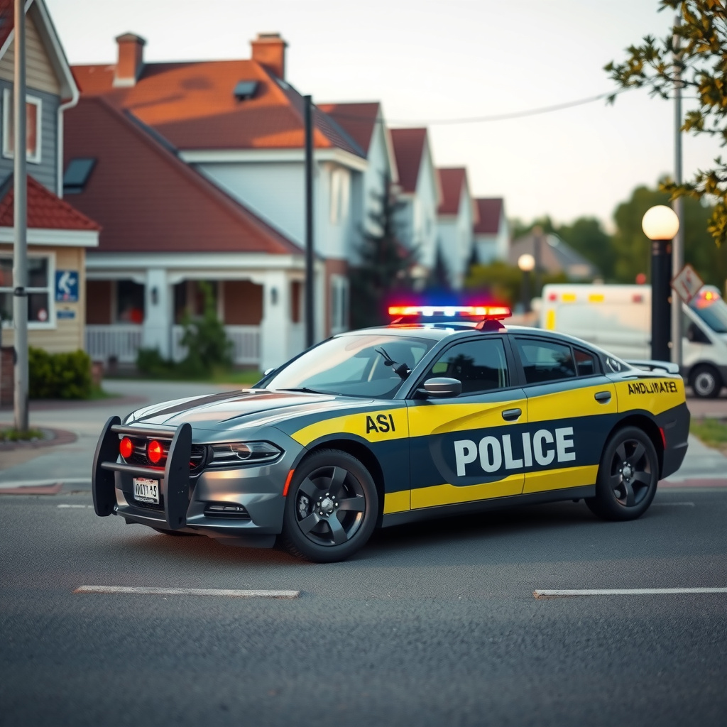 Dagsboro, DE police and fire vehicles staged near a small-town street, symbolizing local public safety services.